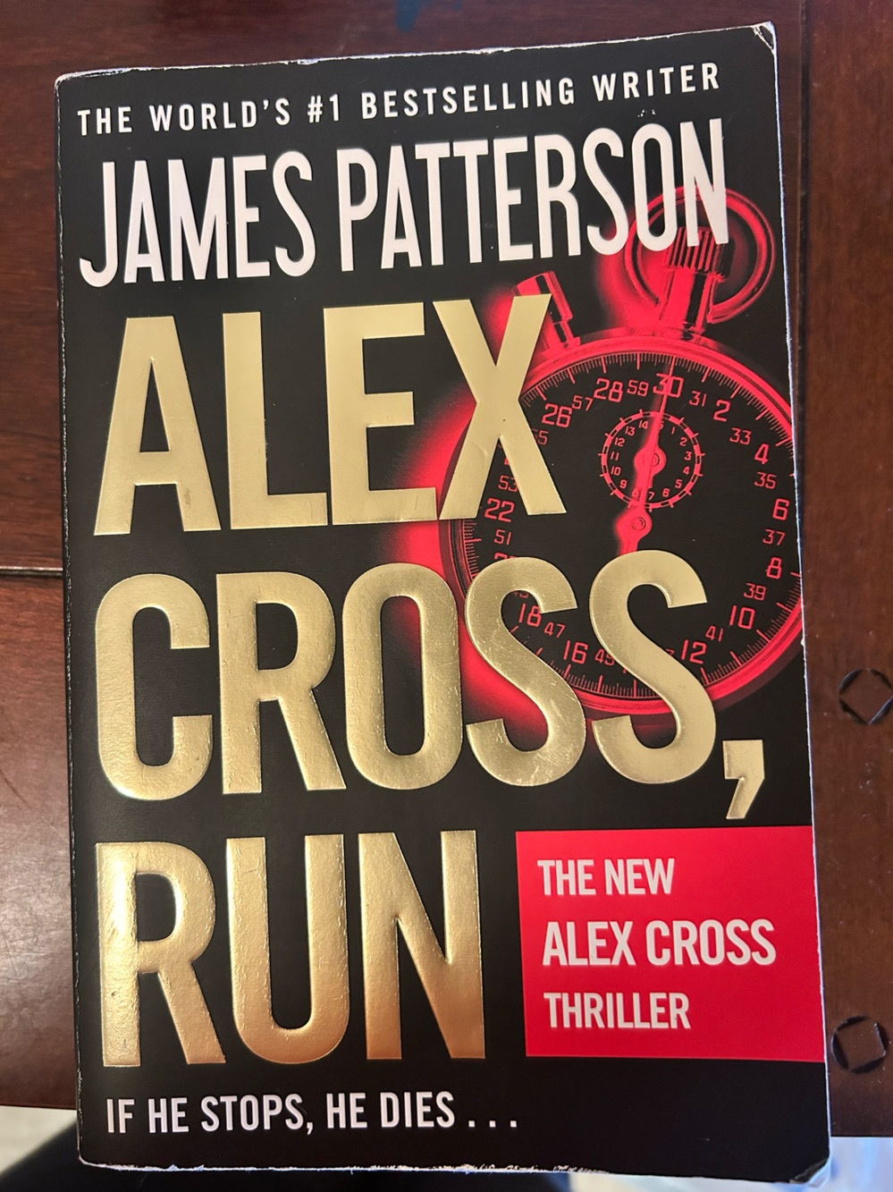 Alex Cross Thriller Paperback - Black & Red Cover